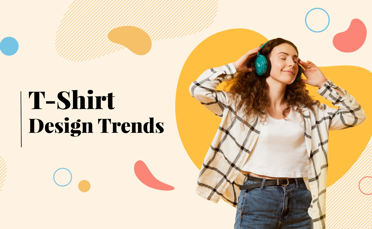 Women t-shirt banner